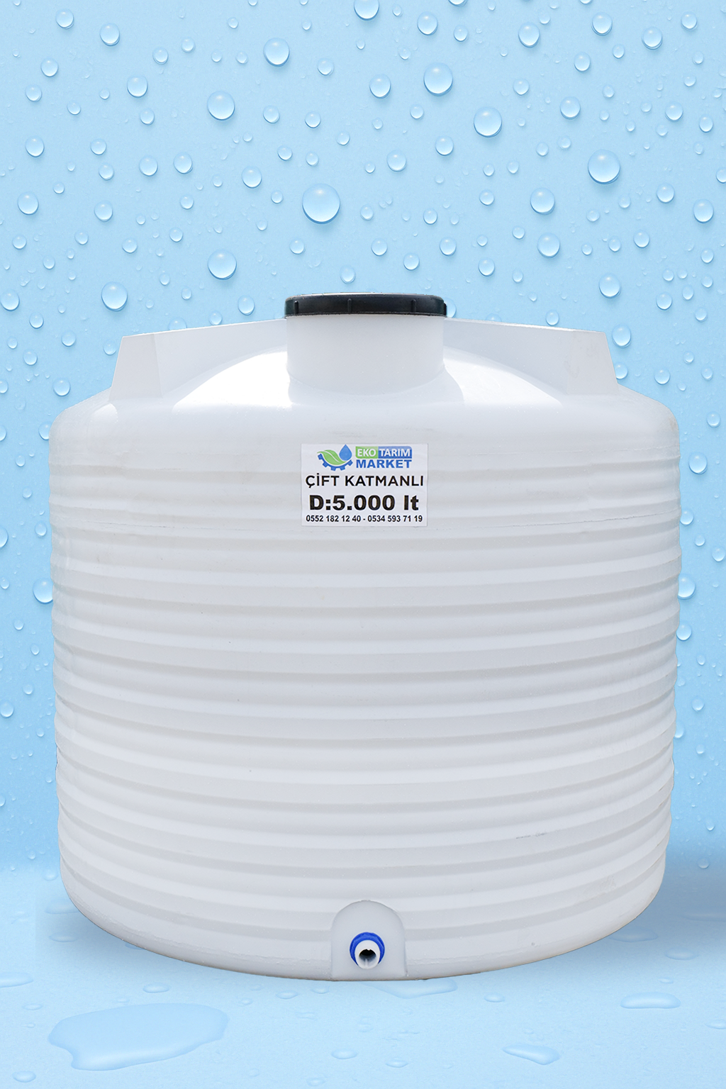 5000 LT Dikey Su Deposu 8 5000-BG-bryaz